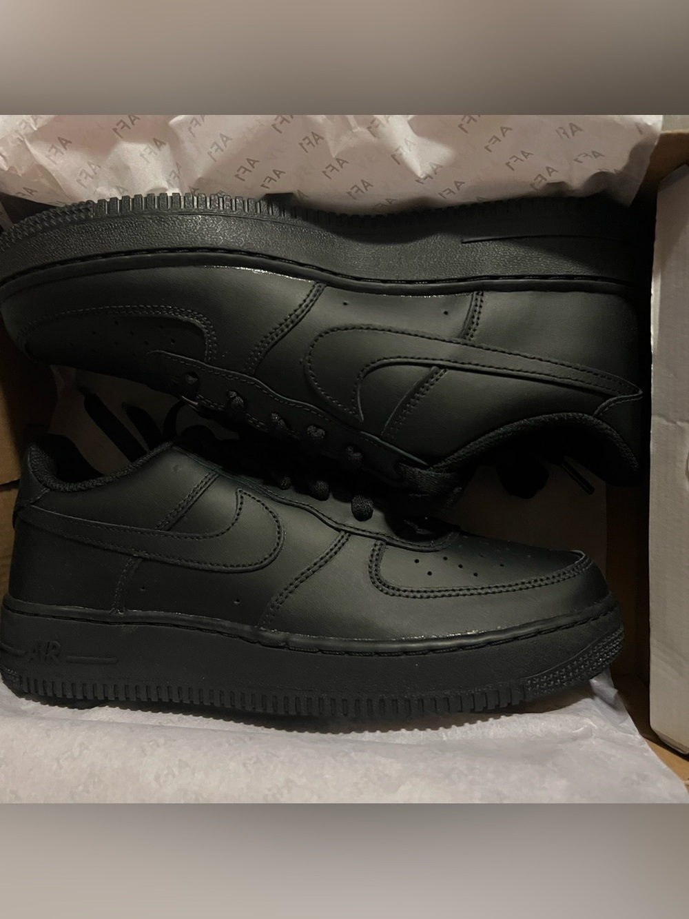 Nike All-Black Air Force 1s